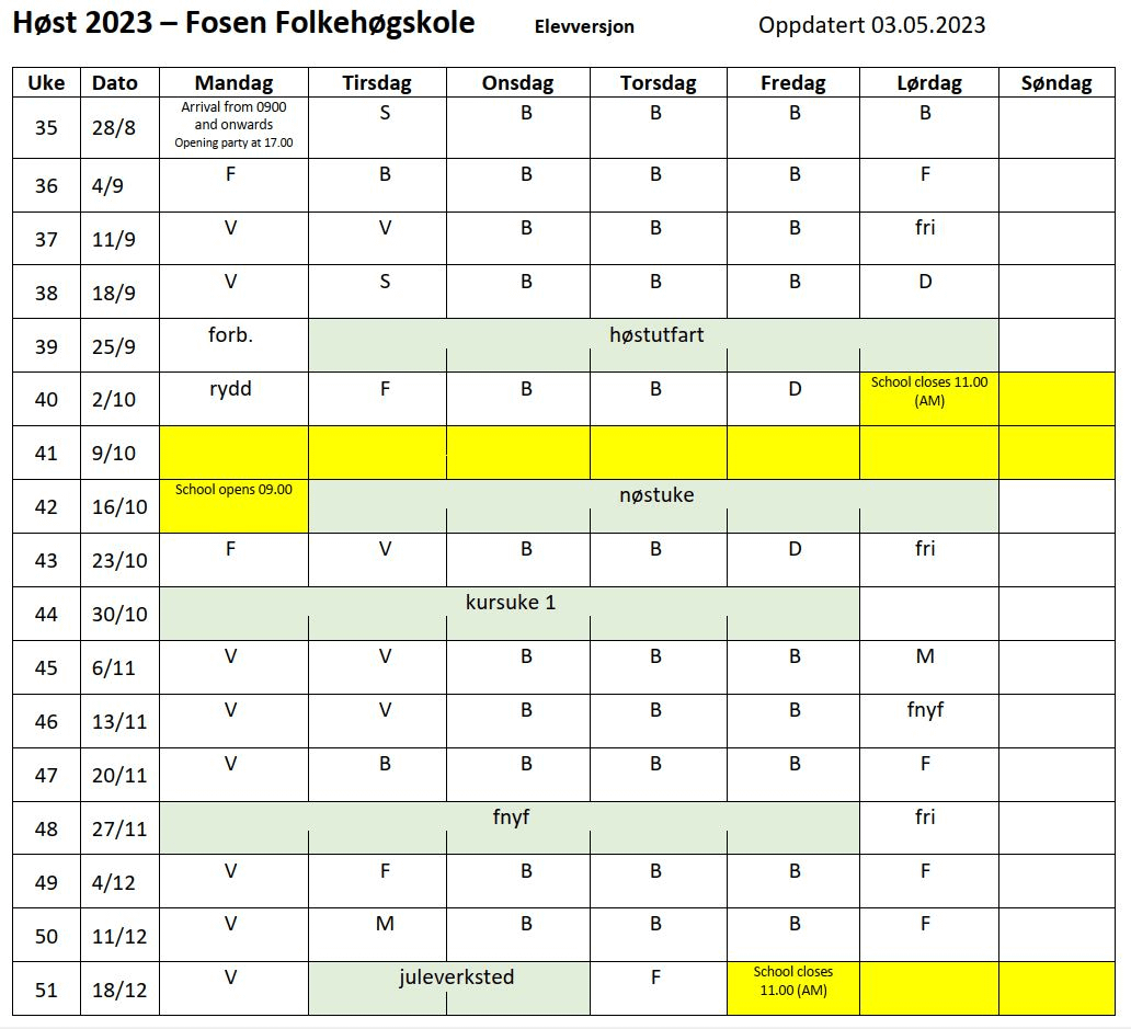 høst 2023